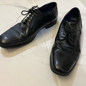 Used rarely , these are in great condition black Cole Haan dress shoes